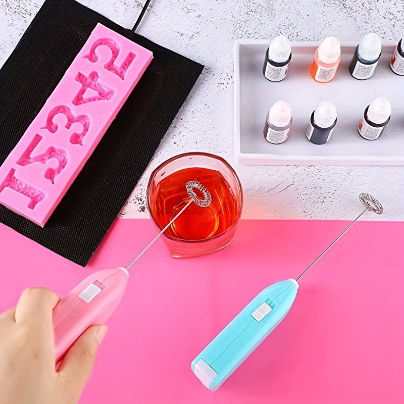 Epoxy Mixer, WJCJTJL Handheld USB Powered Resin Stirrer for Without  Bubbles, Glitter Resin, Glazes and Paint, Resin Molds Mixing, Epoxy Glitter