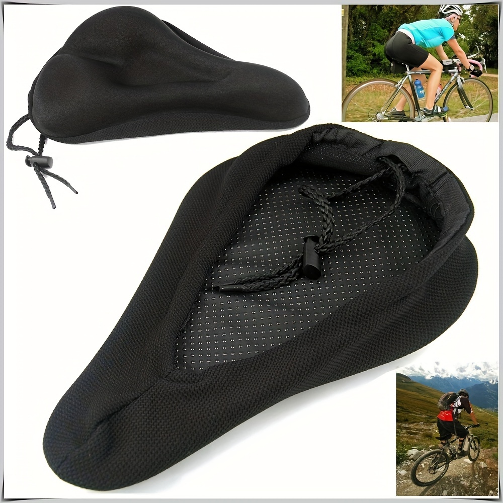 3D Bicycle Seat Thickened Breathable Bicycle Saddle Seat Cover Foam Seat  Mountain Bike Cycling Pad Cushion