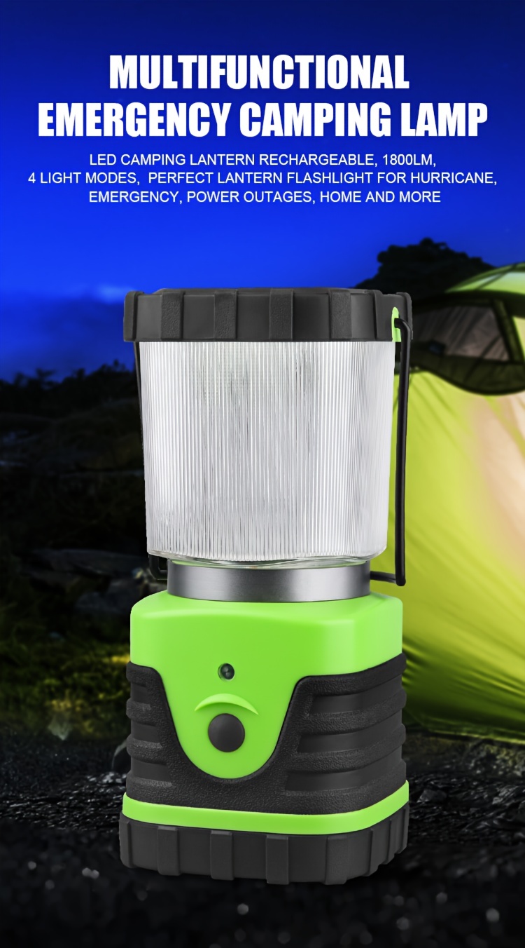  Multifunctional Camping Lantern 4-in-1 for Power