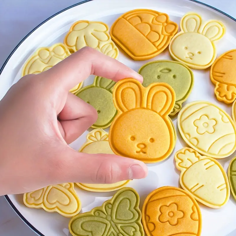 Easter Cookie Cutters Bunny Egg Chicken Butterfly Radish - Temu