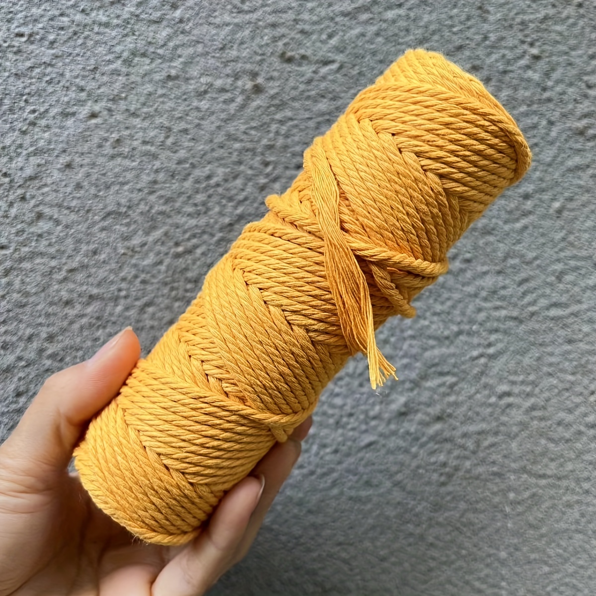 3MM*50m Corde En Coton Colorée Faite À La Main Corde Tressée - Temu France