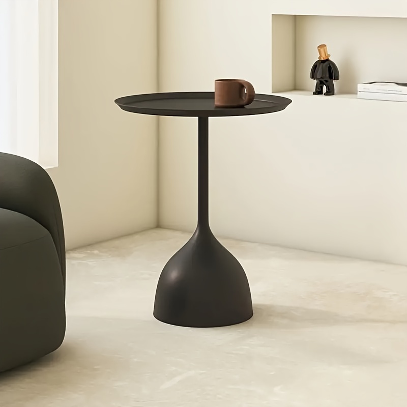 Juego de 2, mesas nido - Mesas nido - Mesa de centro de mármol y patas de  metal, muebles de sala de estar, diseño moderno (grande 31.5 in y pequeño