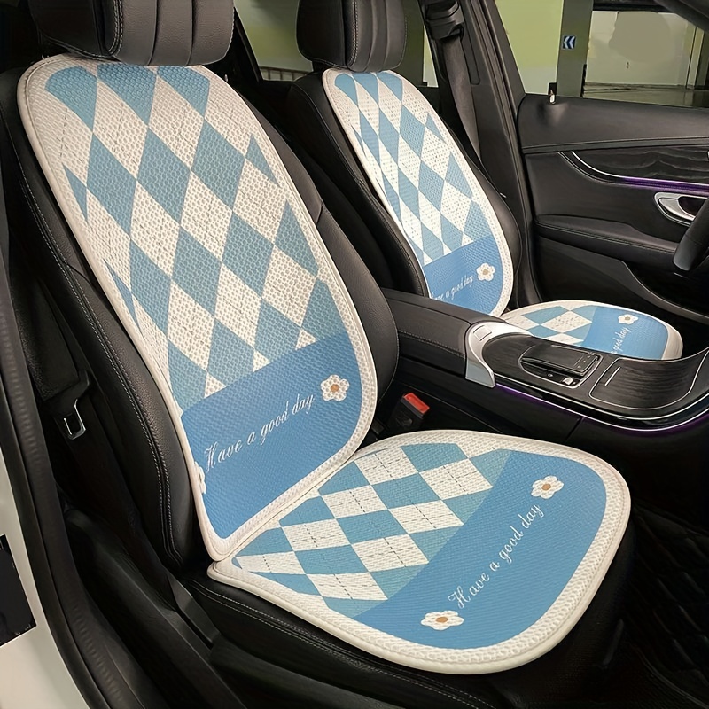 2 piezas de cojín de asiento de coche PU cojín inferior cojín de asiento  para coches transpirable cojín asiento cómodo conductor asiento asiento