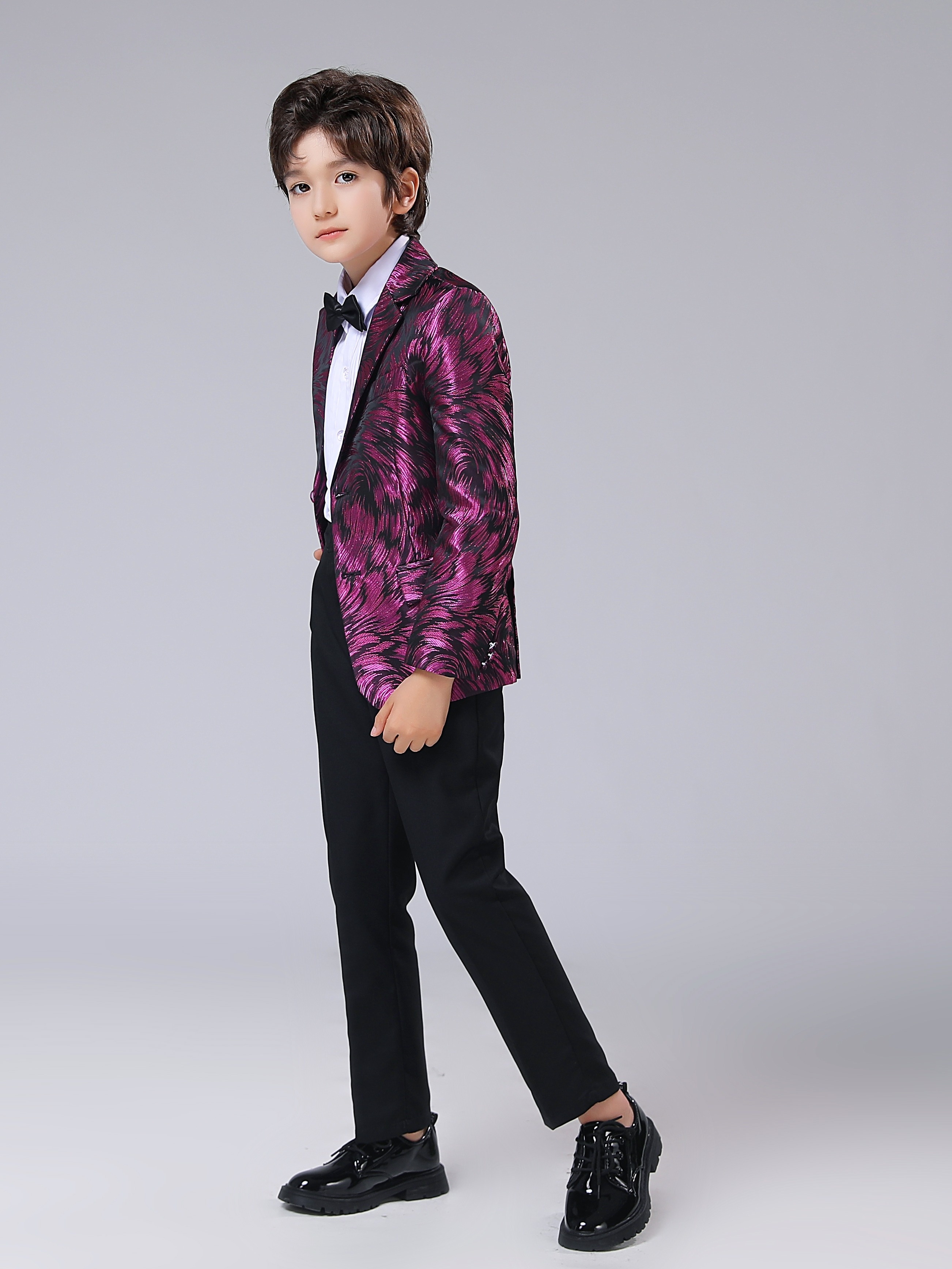 Kids purple suit discount jacket