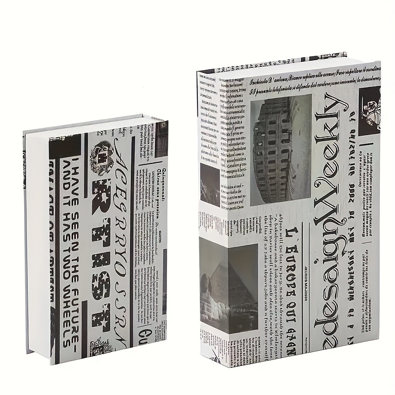 1pc Modelo Libro Decorativo Moderno Lujoso Adorno Libro - Temu Chile
