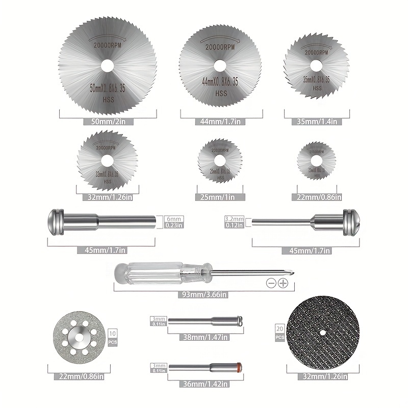 12/20pcs Disco Corte Diamante Herramienta Rotativa Pequeña - Temu