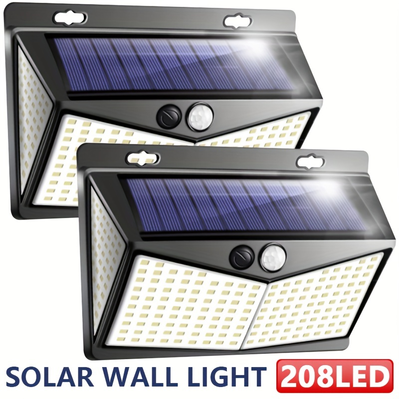 1pc Luces Solares De Pared Con Sensor De Movimiento - Temu