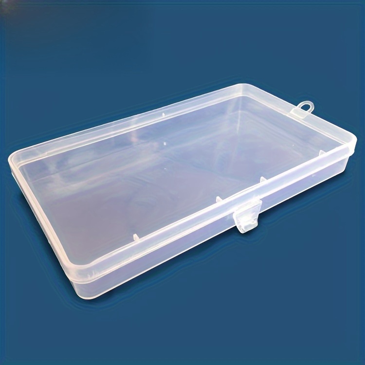 Transparent Plastic Empty Box Rectangle Covered Plastic Box - Temu