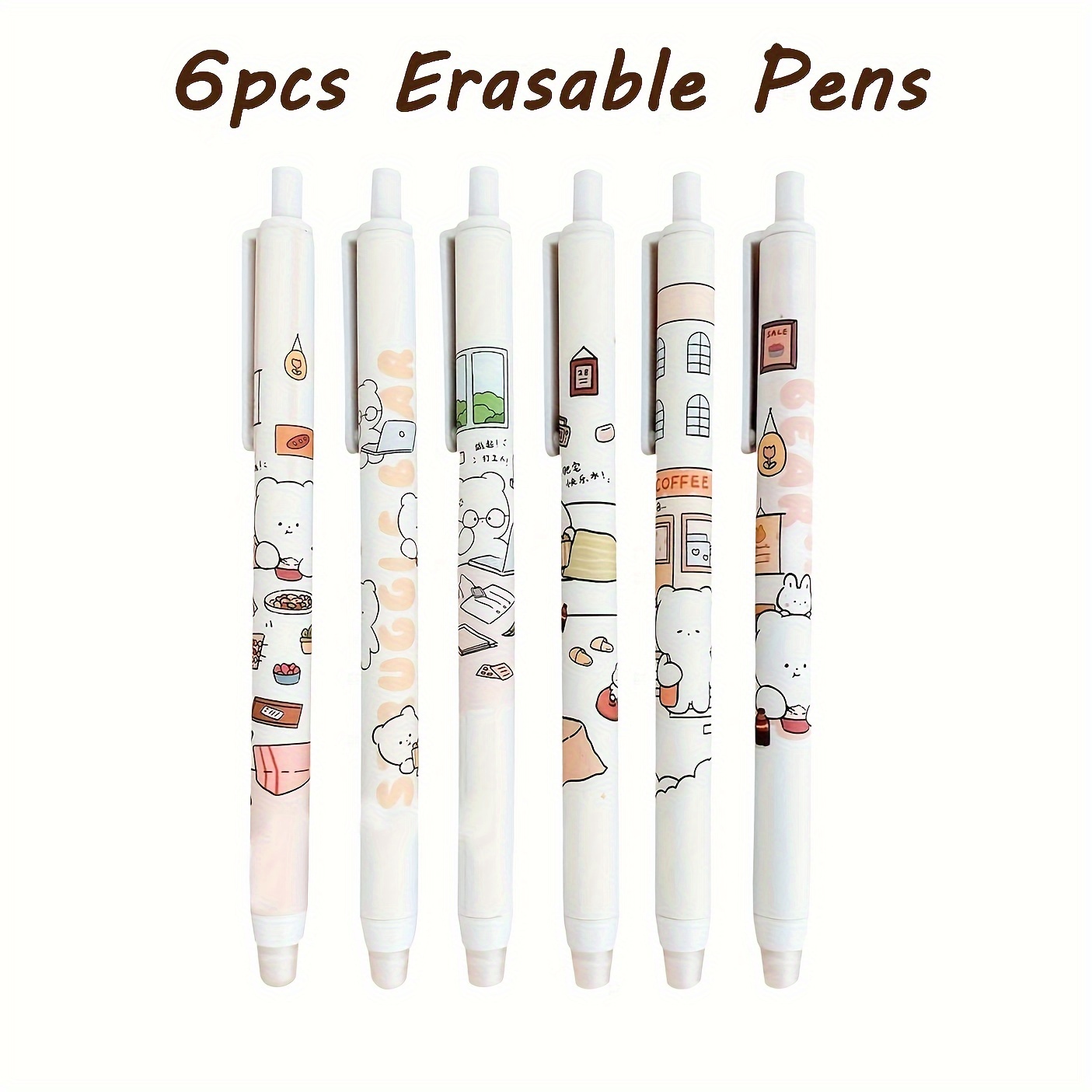 Erasable Gel Pens - 12pcs Heat Erase Pens For Fabric,0.5mm Fine Point  Rolling Ball Pen For Kid Students Adults - Gel Pens - AliExpress
