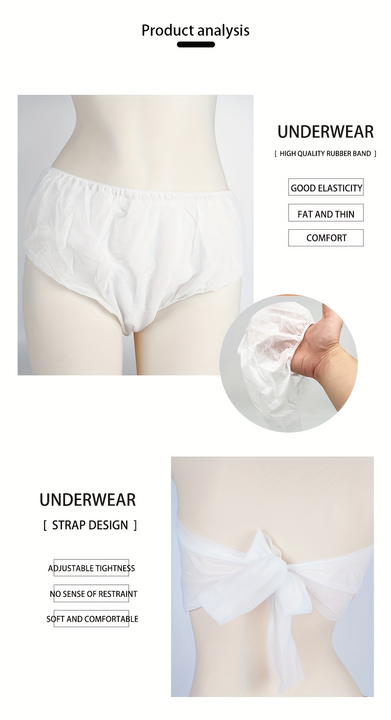 Soft Underwear,20pcs Unisex Disposable NonWoven Non Woven