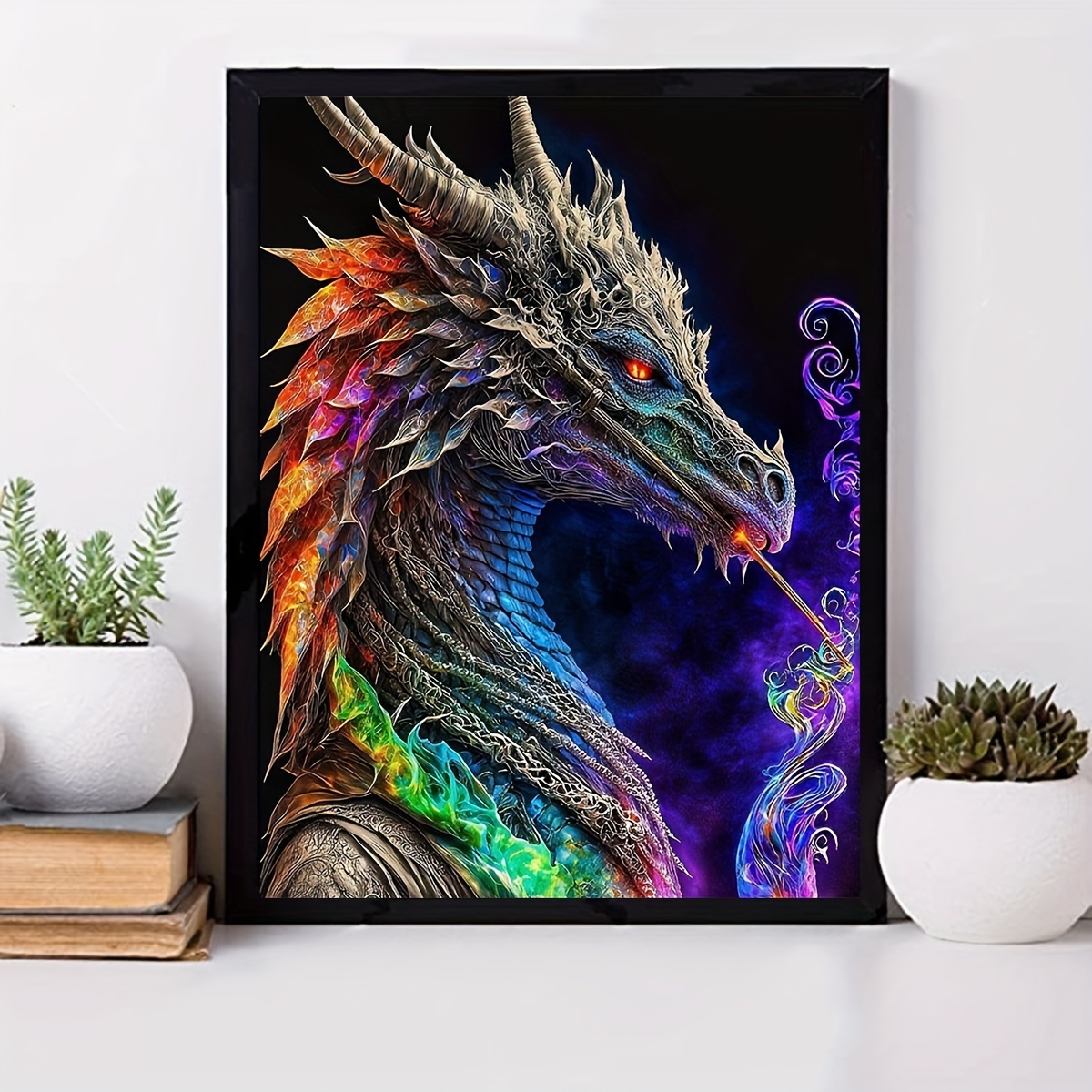 DIY 5D Diamond Painting Dragon Animal Full Drill with Number Kits