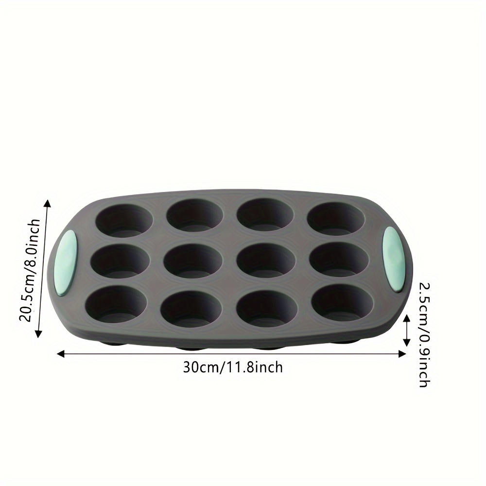 Juego de moldes de silicona antiadherente 7 en 1 para horno, bandeja para  horno, sin BPA, resistente al calor, kit de herramientas para muffins, pan