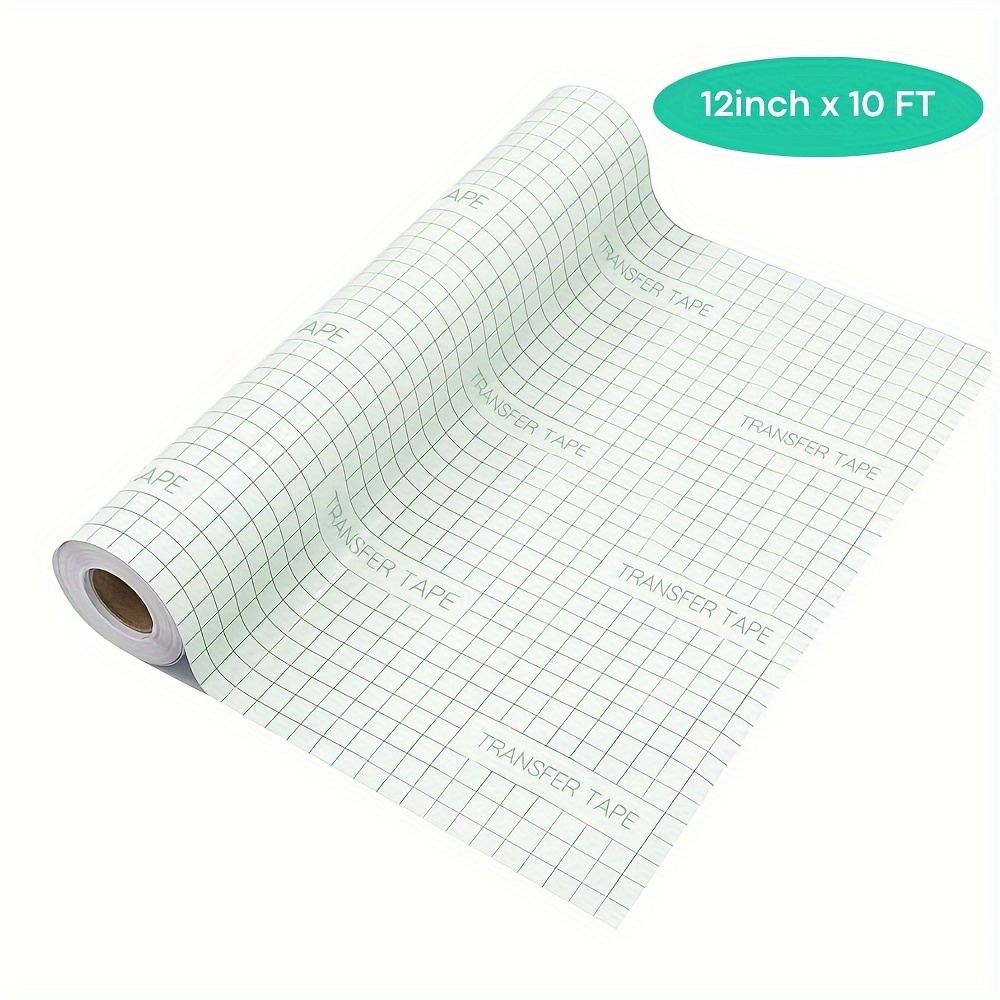 1 Roll Transfer Film For Vinyl, For Decals, Films, Window Stickers, Stickers Signs, Transfer Tape Their Grids, For Adhesive Vinyl