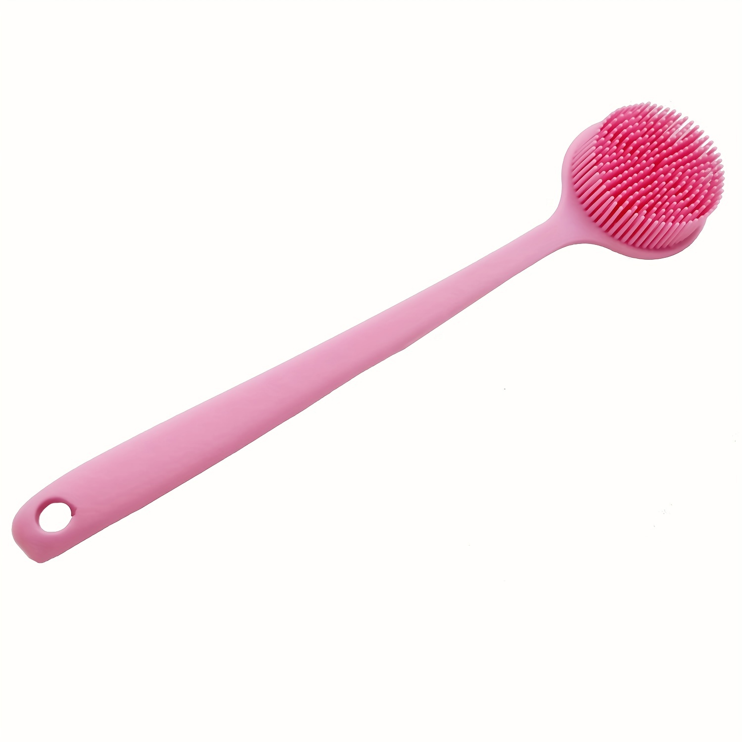 Soft Silicone Back Scrubber For Shower Long Handle Bath - Temu