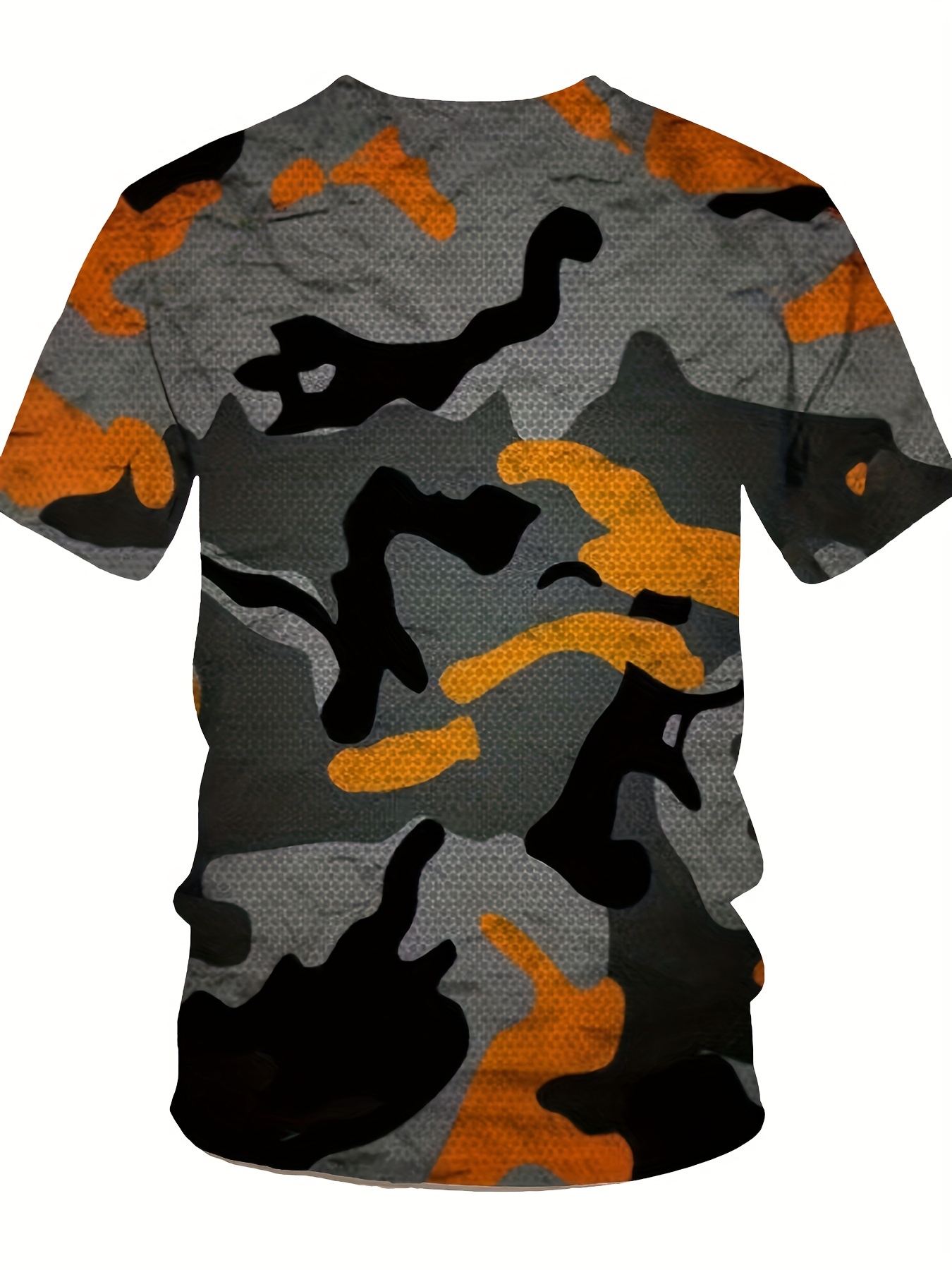 Orange camo shirt store mens