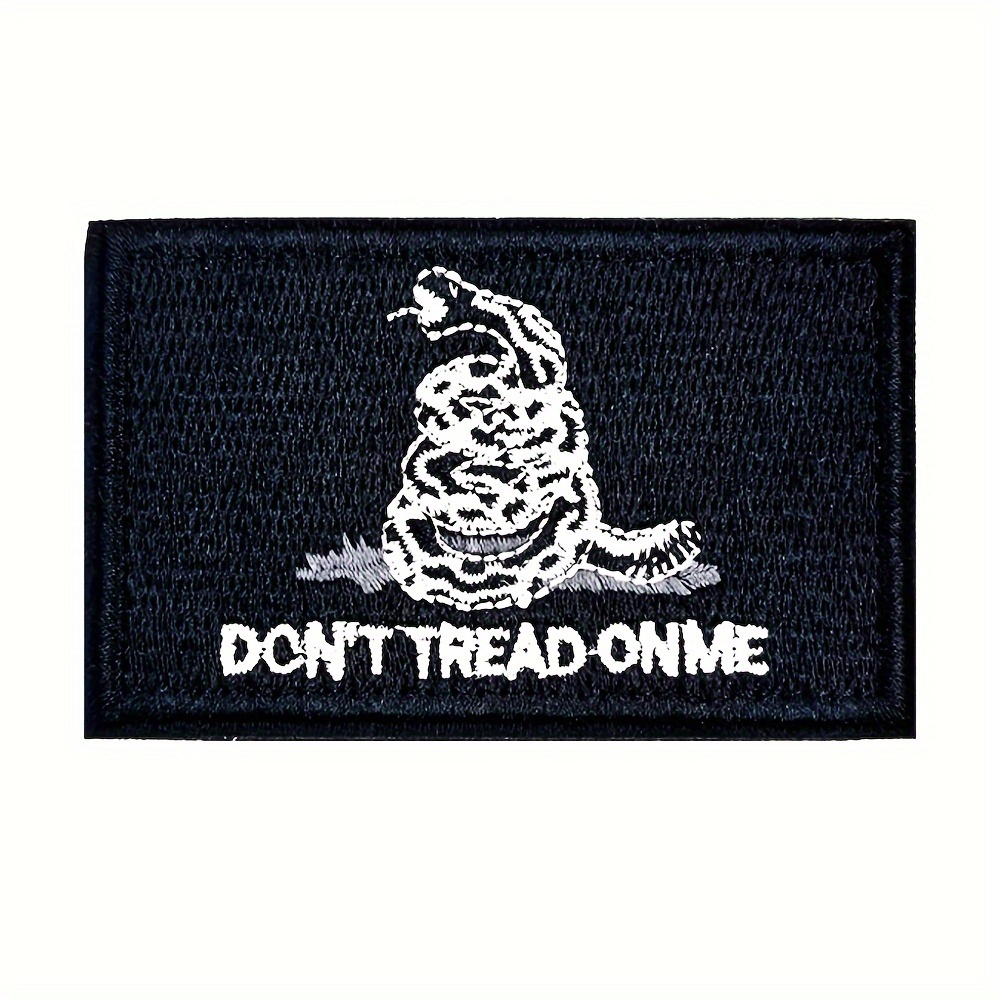 Don't Tread On Me Funny Animal Tactical Morale Hook And Loop - Temu