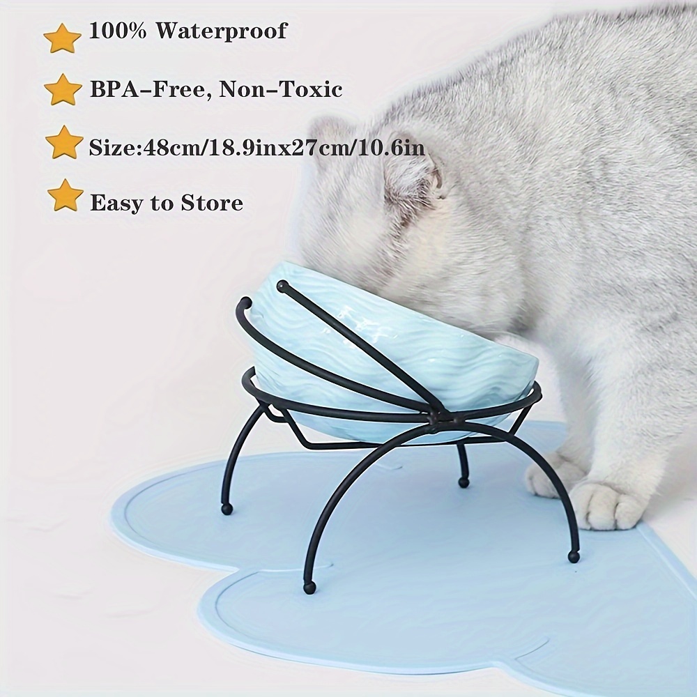 Pet Feeding Mats Portable Silicone Cat Dog Food Feeding Pad Leak-Proof  Non-Slip Waterproof Washable Food Mat Pet Accessories - AliExpress