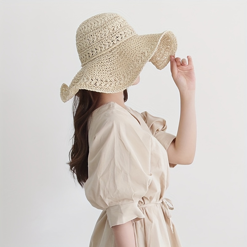 Salvage Hat Sun Hat Sun Wide Brim Bucket Hat Foldable Unchained Hat