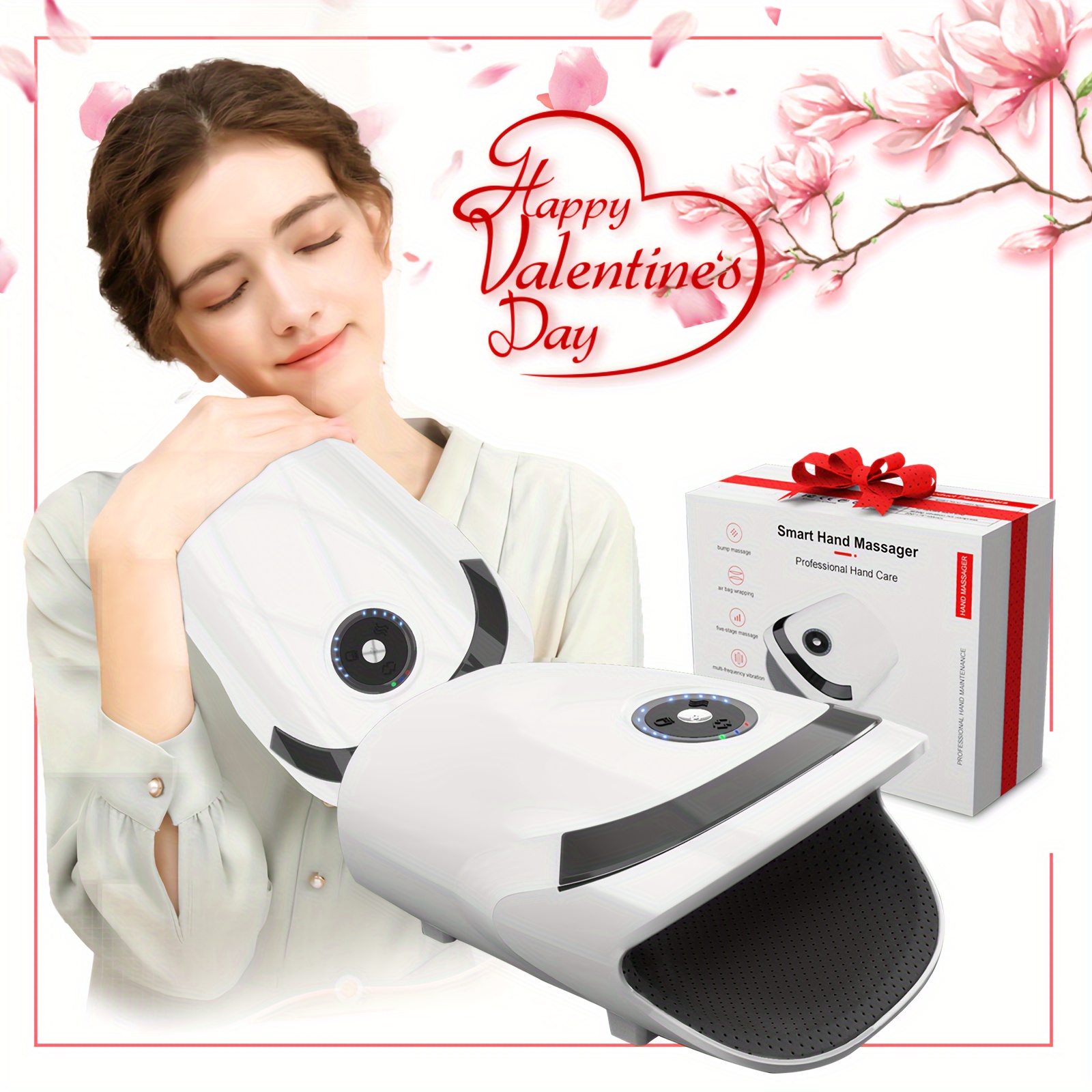 Smart Hand Massager With Compression Heating For - Temu