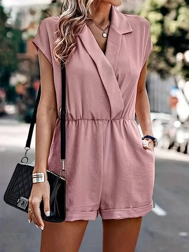 Romper Shorts With Long Sleeves - Temu
