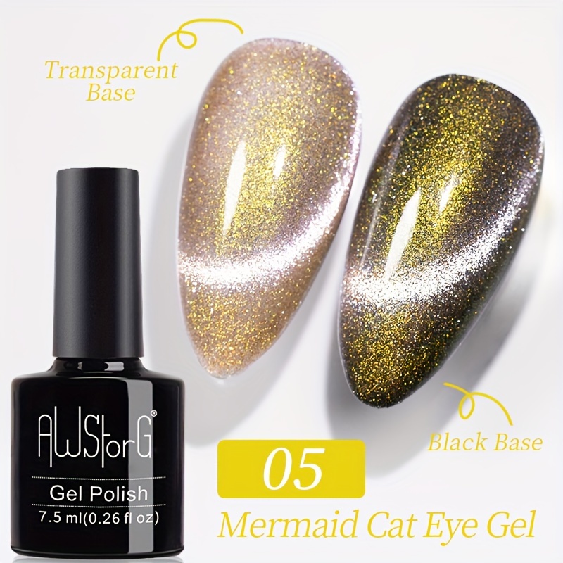 Art Glitter Cat Eyes Yellow Glitter 1/2 oz.