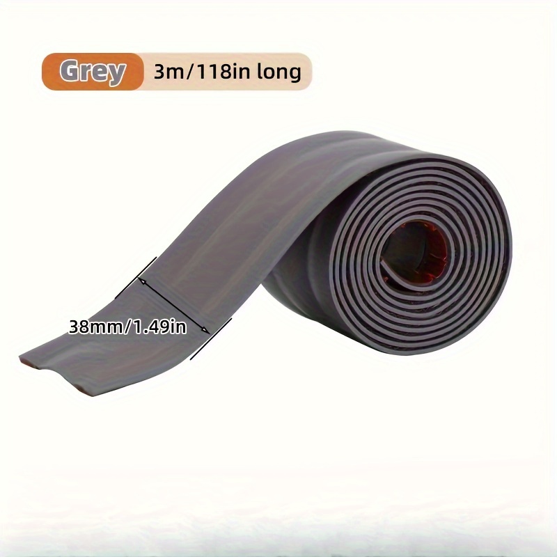 1M PVC Anti-extrusion Cord Protector Self-Adhesive Floor Cable