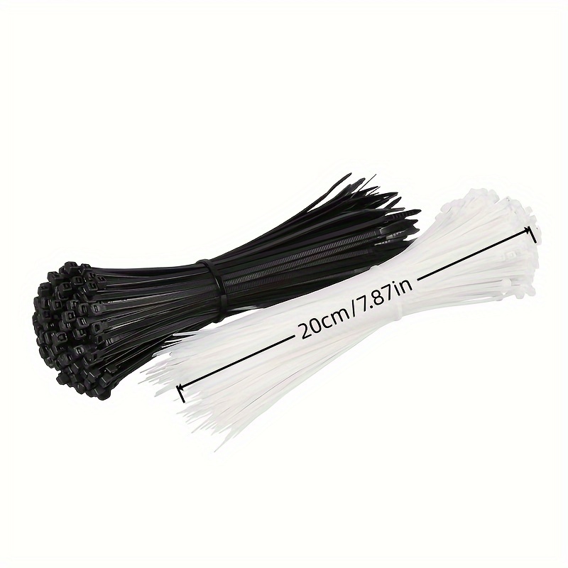 Self-Locking Nylon Plastic Cable Tie Nylon Cable Ties 4.7*200mm - China  Cable Tie, Plastic Cable Tie