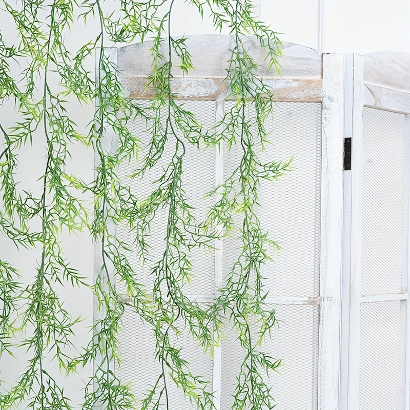 Fern Decorative Vines,Hanging Simulation Series Tree Vine Leaves,Plant Wall  Hanging Leaves