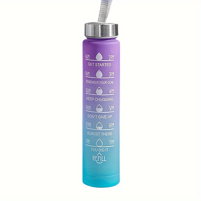 1pc Ombre Spray Water Bottle