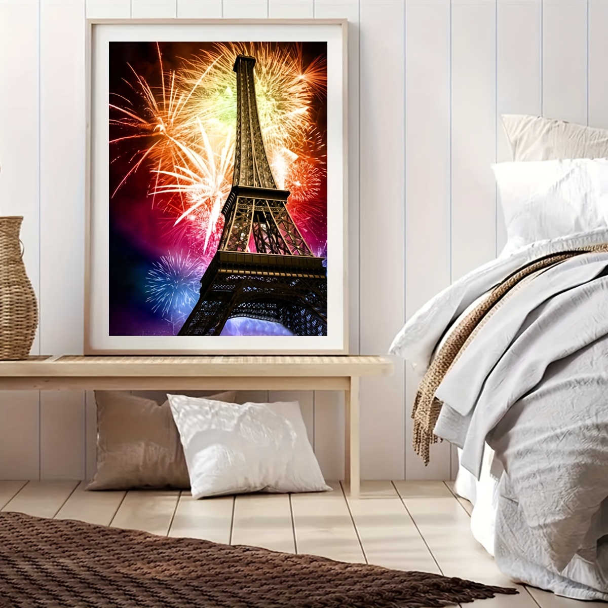 Torre Eiffel Diy 5d Kits de pintura de diamantes para adultos