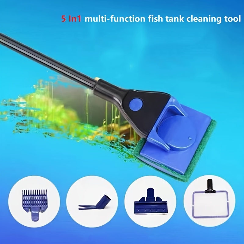 5 In 1 Fish Tank Cleaning Tool Aquarium Cleaning Kit | Free Shipping & Returns