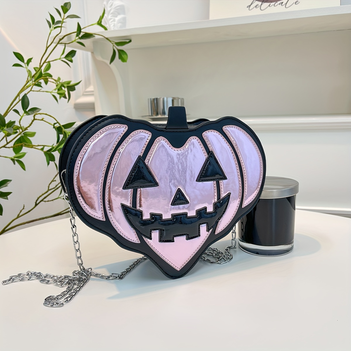 Fashion Halloween Women s Pumpkin Shoulder Bag Novelty Devil