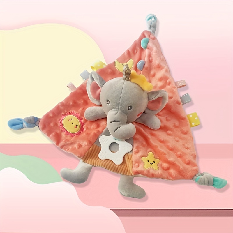 Éléphant rose - grand doudou en peluche douce - bébé et enfant - cadeau de  maternité 