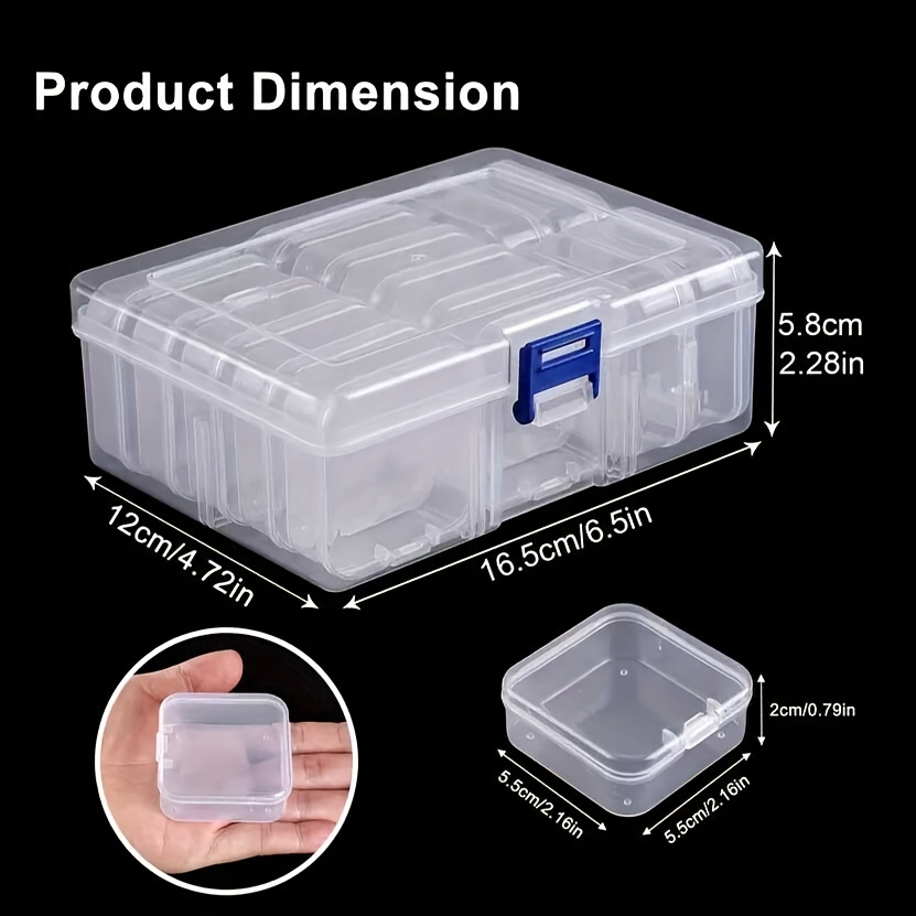 14pcs Transparent Bead Storage Box Plastic Bead Sticker Drawing Storage Case  With Clear Box Suitable For Craft Storage And Art Embroidery Organizer Art  Supplies - Arts, Crafts & Sewing - Temu Canada