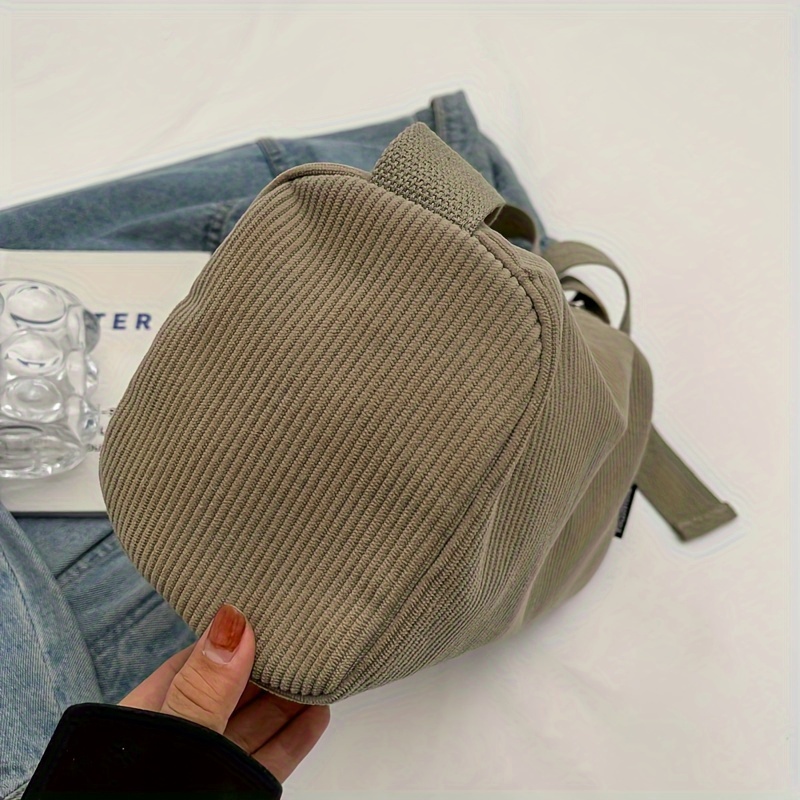 retro corduroy crossbody bag autumn winter pillow bag simple and versatile single shoulder bag for women