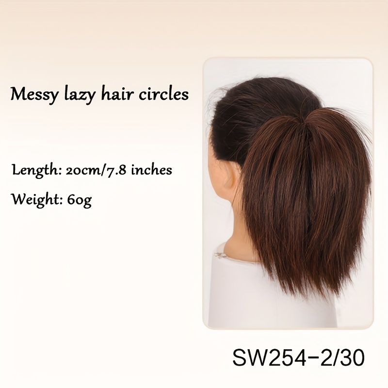 Messy Bun Hair Piece Elastic Messy Hair Buns Extensions - Temu United ...