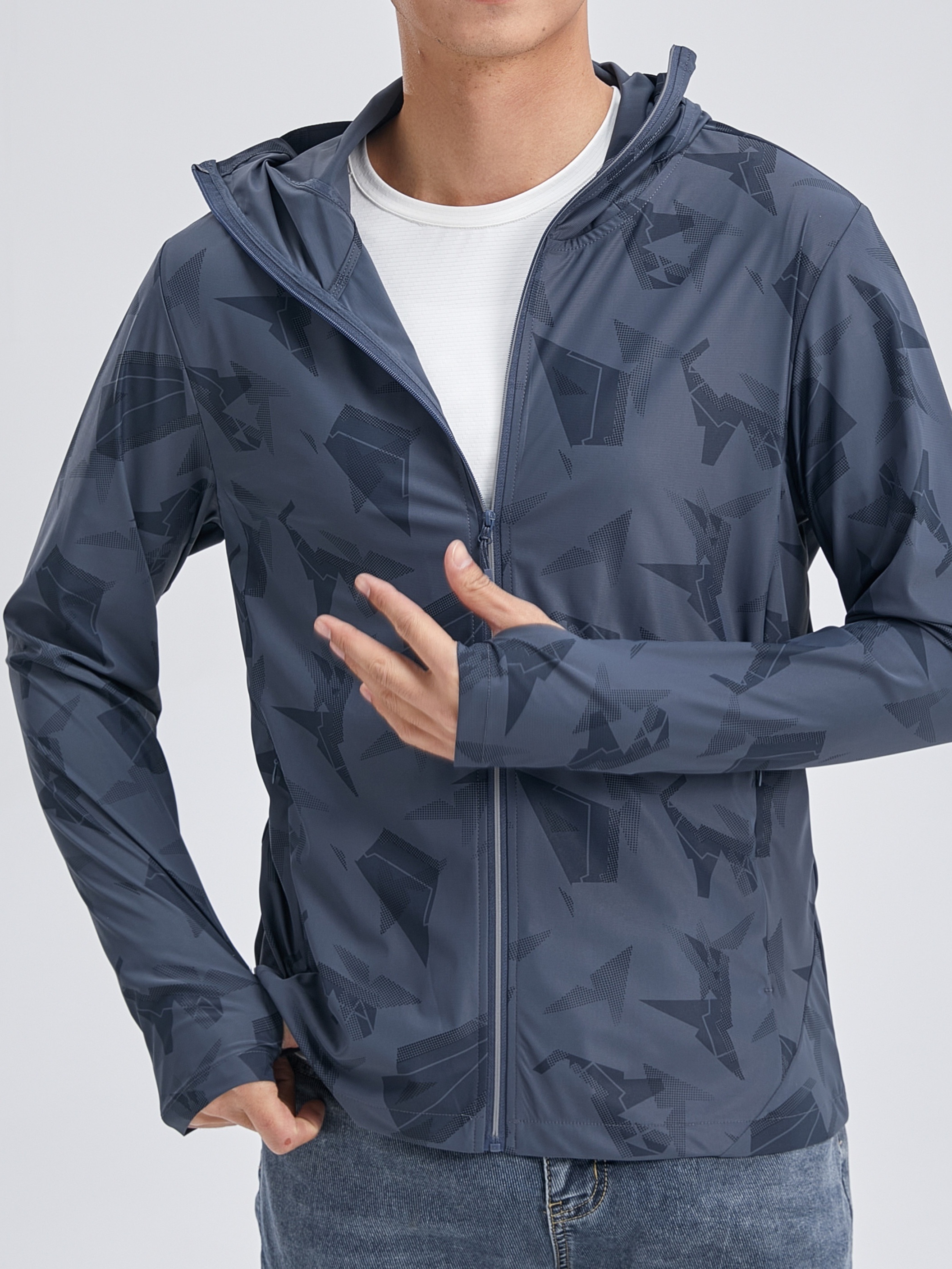 Men's Quick drying Jackets Male Long Sleeve Hoodie Outdoor - Temu