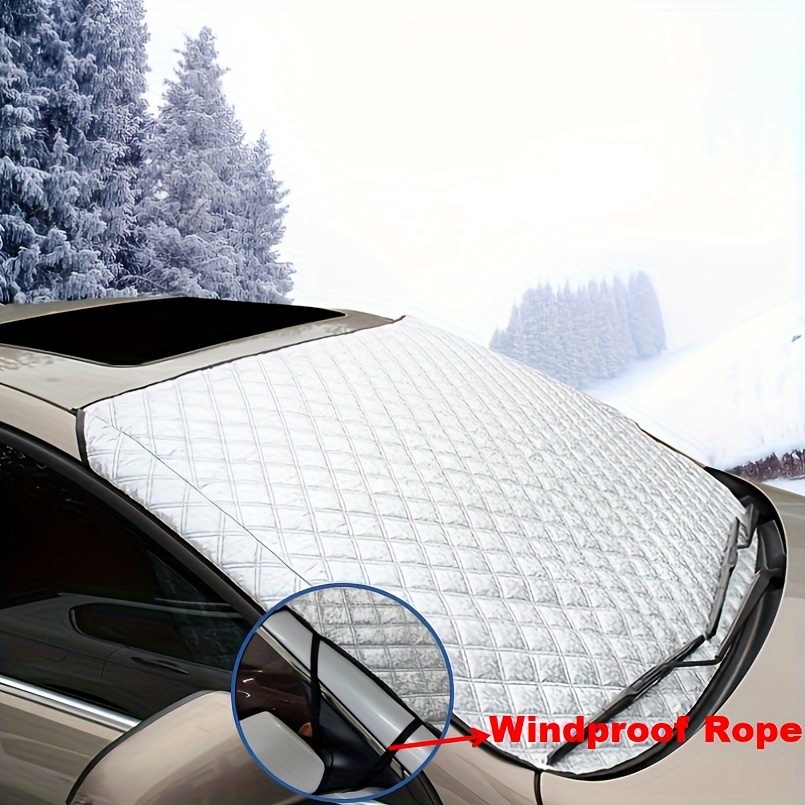 Couverture de neige pour pare-brise de voiture, neige, glace, gel