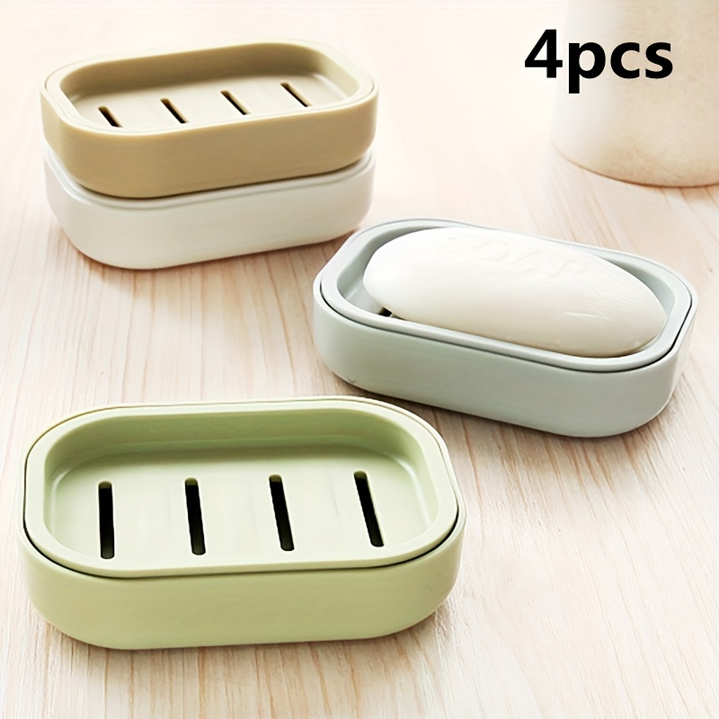 Creative Ceramic Soap Dish Double layer Drain Soap Tray Self - Temu