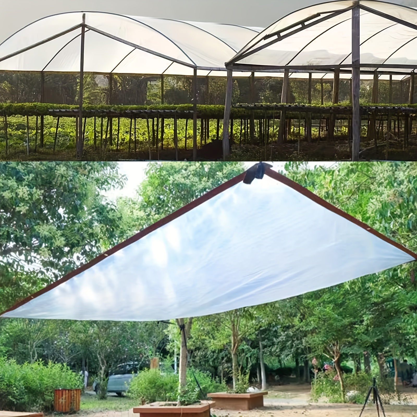 1pc clear heavy duty clear tarps with rustproof waterproof greenhouse tarp uv ray clear greenhouse plastic cover for greenhouse balcony garden patio