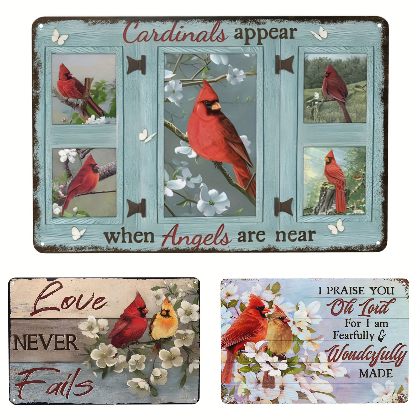 St. Louis Cardinals Card Baseball Retro Metal Tin Sign Plaque