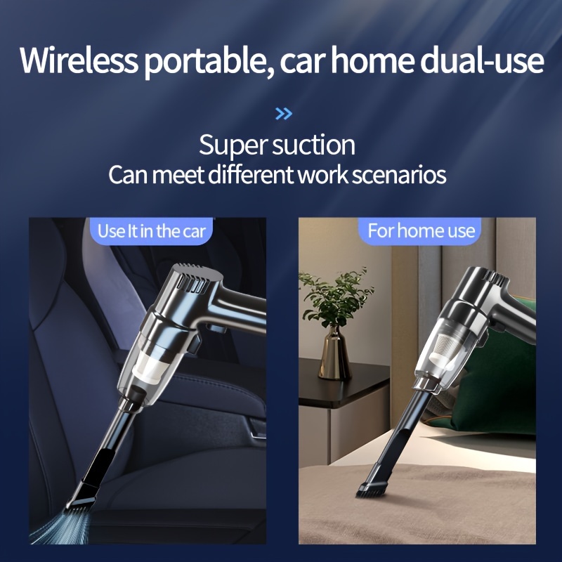 Wireless Car Home Dual Indoor Vacuum Cleaner