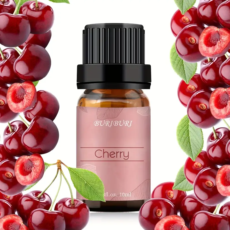 1pc Cherry Fragrance Oil, Essential Oil For Diffuser, Humidifier, Candle  Making, Soap Scents (10mL)