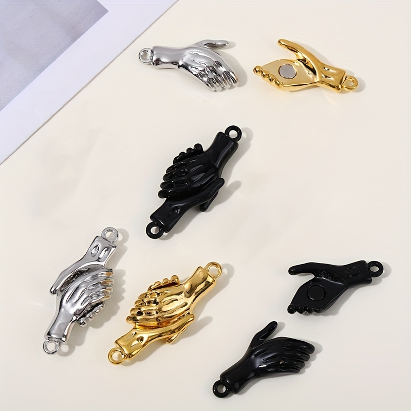 Metal Strong Magnetic Clasps For Leather Cord Bracelet - Temu