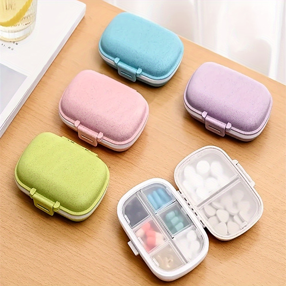 Portable Pill Boxes Three Layers Eight Grids Travel Pill - Temu