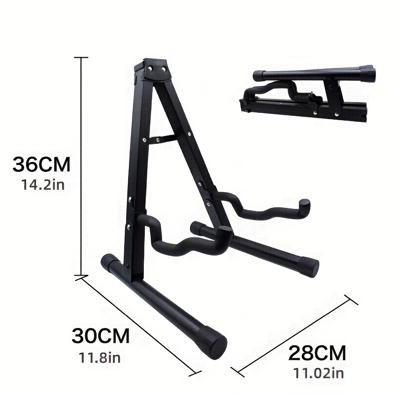 Universal Guitar Stand Folding Stand for All Guitars Basses, Black