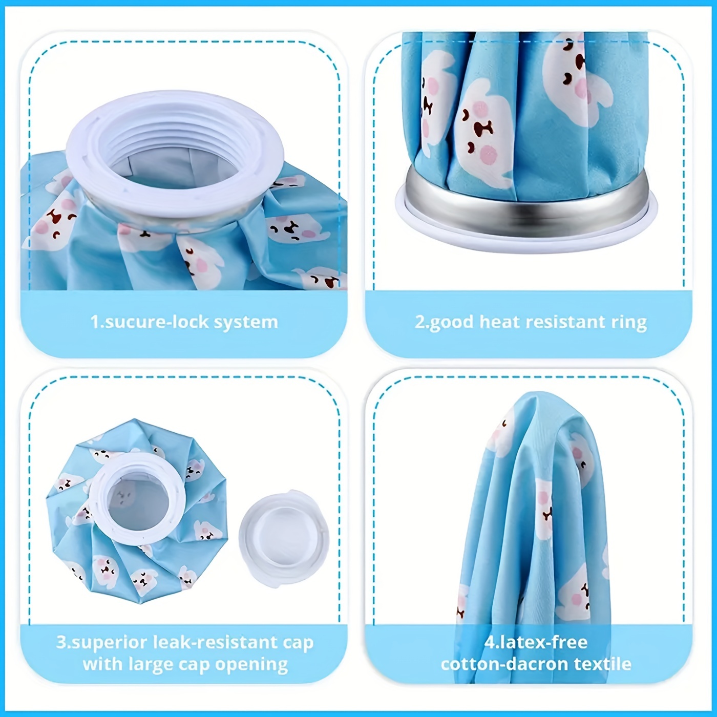 Reusable Fruit Style Ice Packs for Injuries and Relaxation