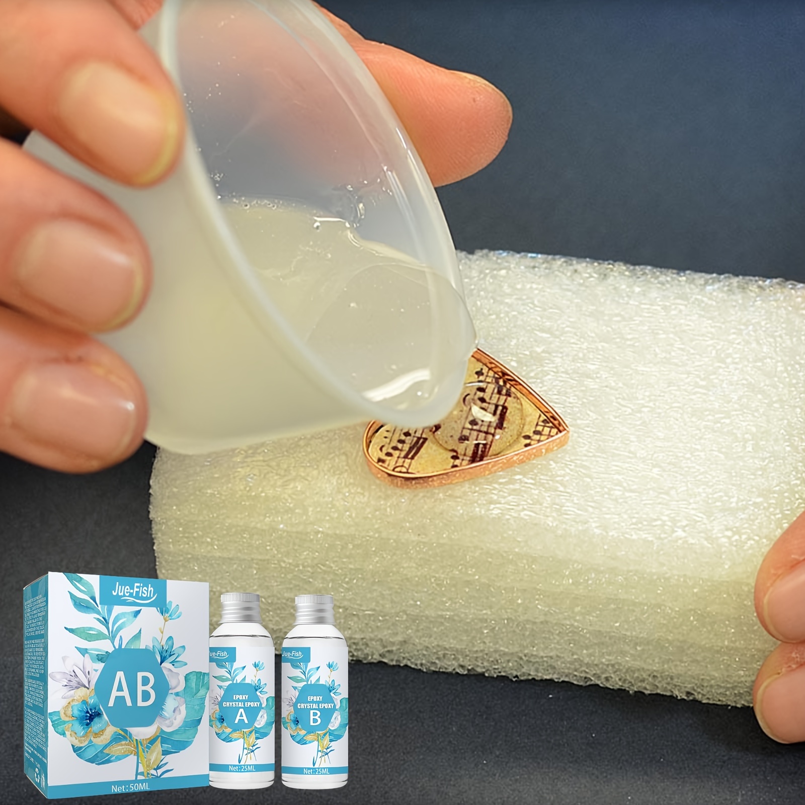 Epoxy Resin Kit Crystal Clear Liquid Epoxy Resin For Jewelry - Temu  Australia