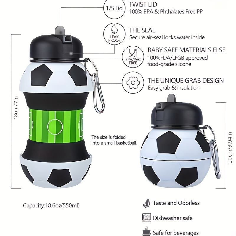 BOTELLA PLEGABLE - Ares Supplies - Depotivo - BOTELLA DE SILICONA