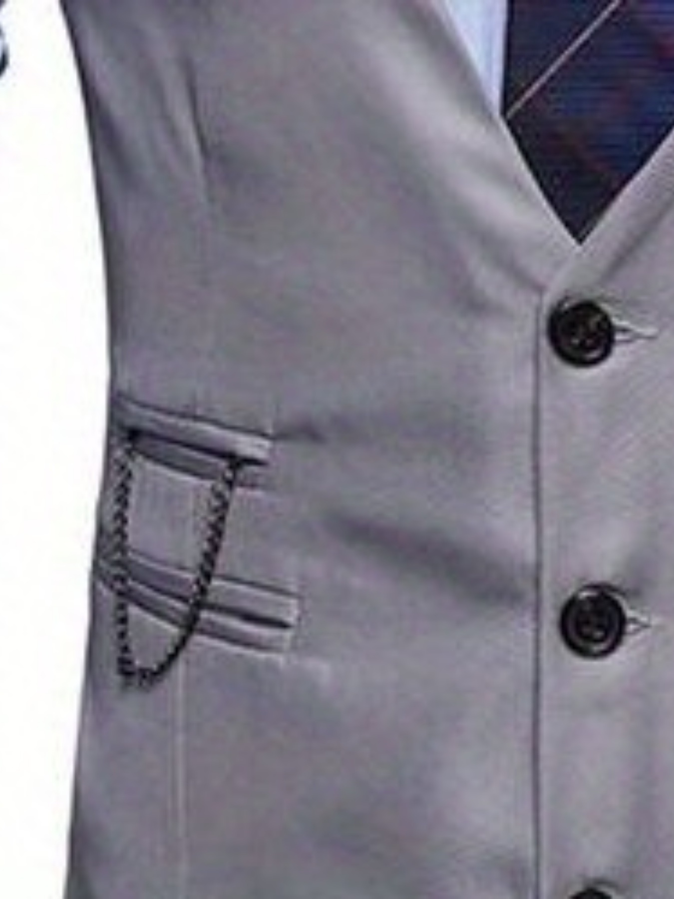 Gilet de Costume Homme avec Chaîne